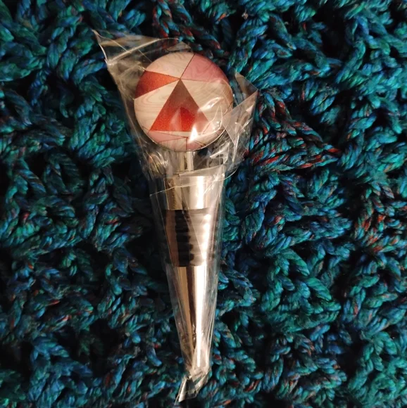 Art Glass Beverage Bottle Stoppers, Set of 3 - Picture 6 of 12